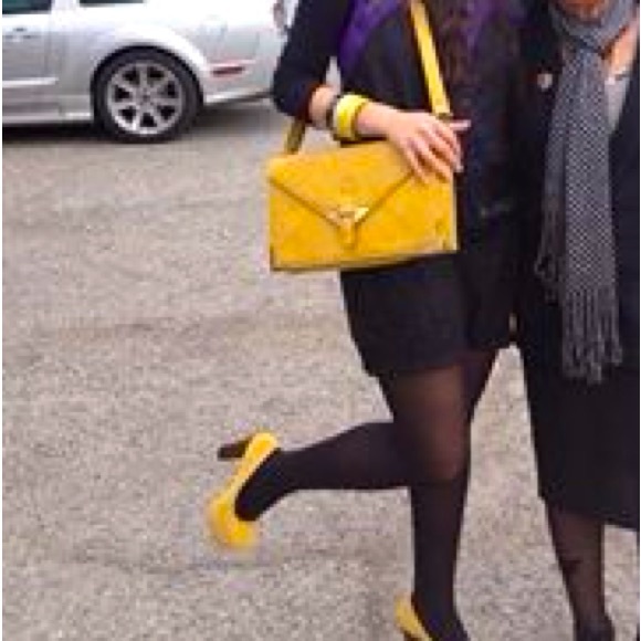 Primadonna yellow pump with plateau size 39 eu, 8,5 us - Picture 5 of 5